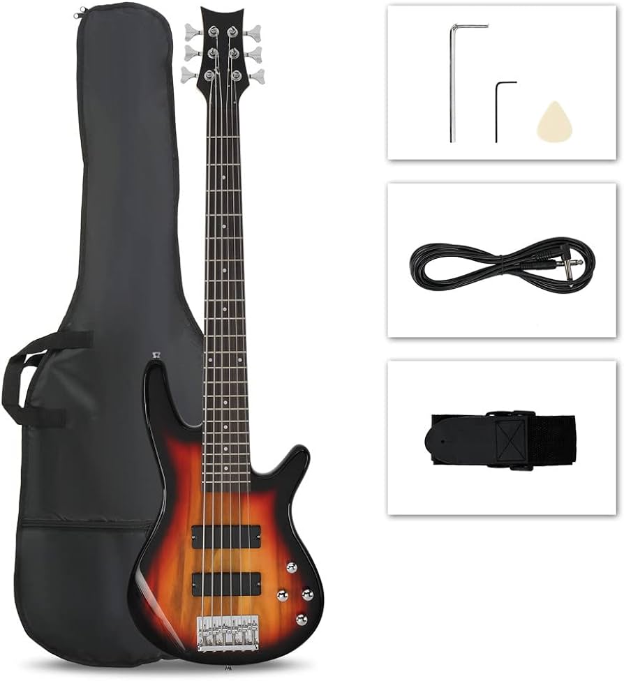 Qué notas son cada cuerda del bajo 3 Bajo eléctrico 5 y 6 cuerdas