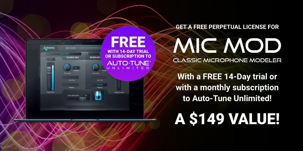 Qué necesito para cantar con autotune 1 Antares AutoTune Mic Mod Promo