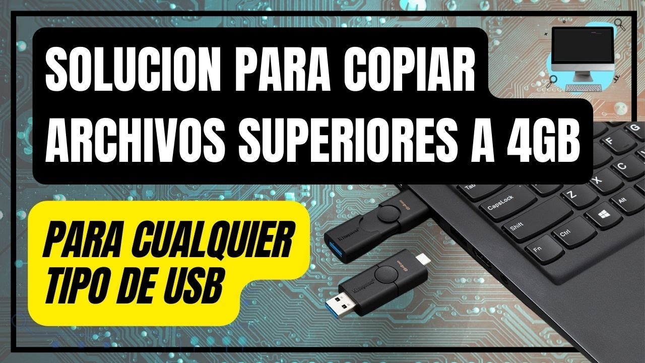 como copiar archivos grandes a un usb sin perder calidad ni espacio