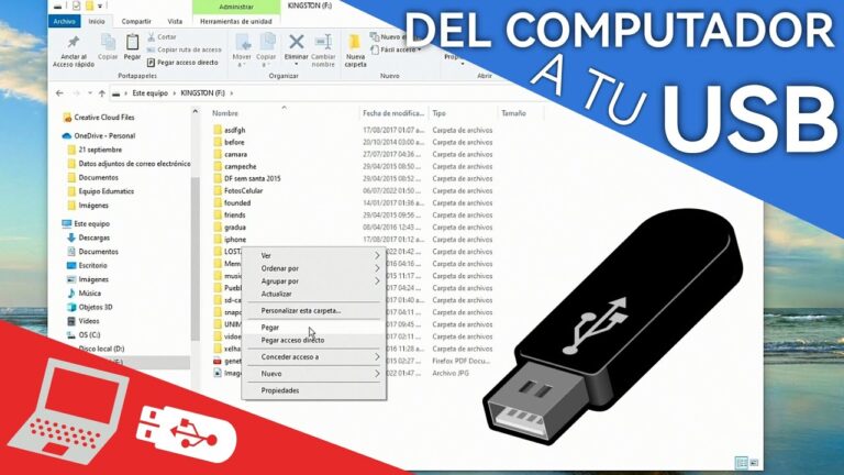 Cómo puedo cambiar de carpeta en una USB fácilmente 2 Cómo puedo cambiar de carpeta en una USB fácilmente