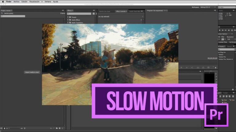 Cómo puedo hacer efectos de slow motion en Adobe Premiere Pro 5 Cómo puedo hacer efectos de slow motion en Adobe Premiere Pro