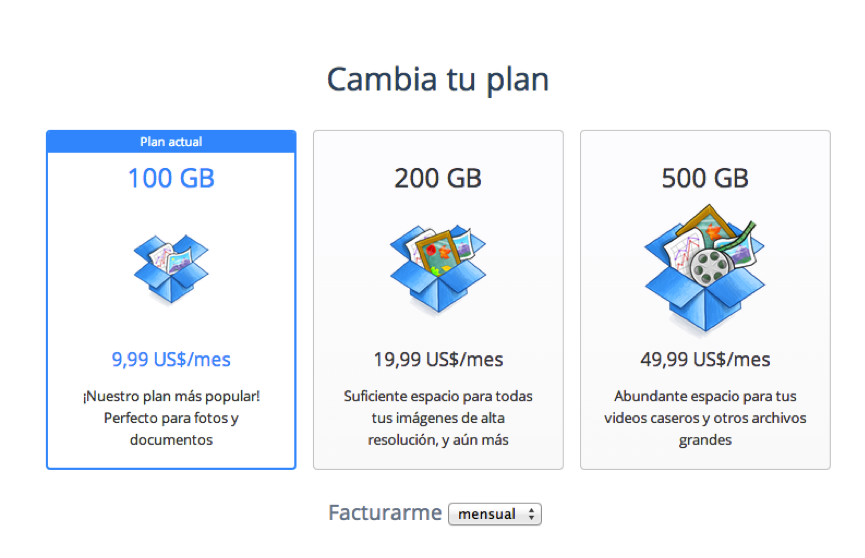 Cuánto espacio de almacenamiento ofrece Dropbox a sus usuarios 1 cuanto espacio de almacenamiento ofrece dropbox a sus usuarios