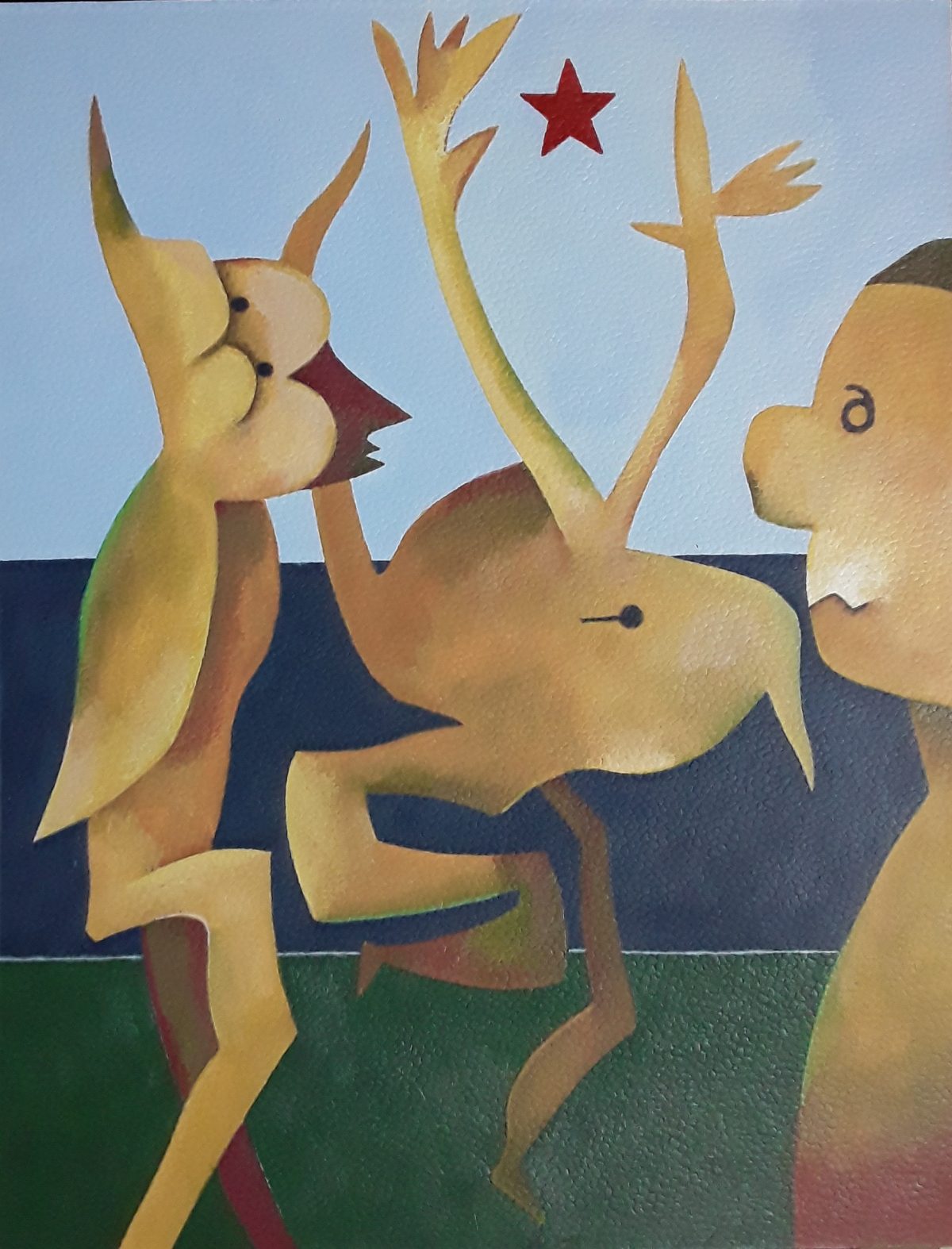 Qué significa una estrella roja que todo se lo imagina 2 Estrella roja arte contemporáneo