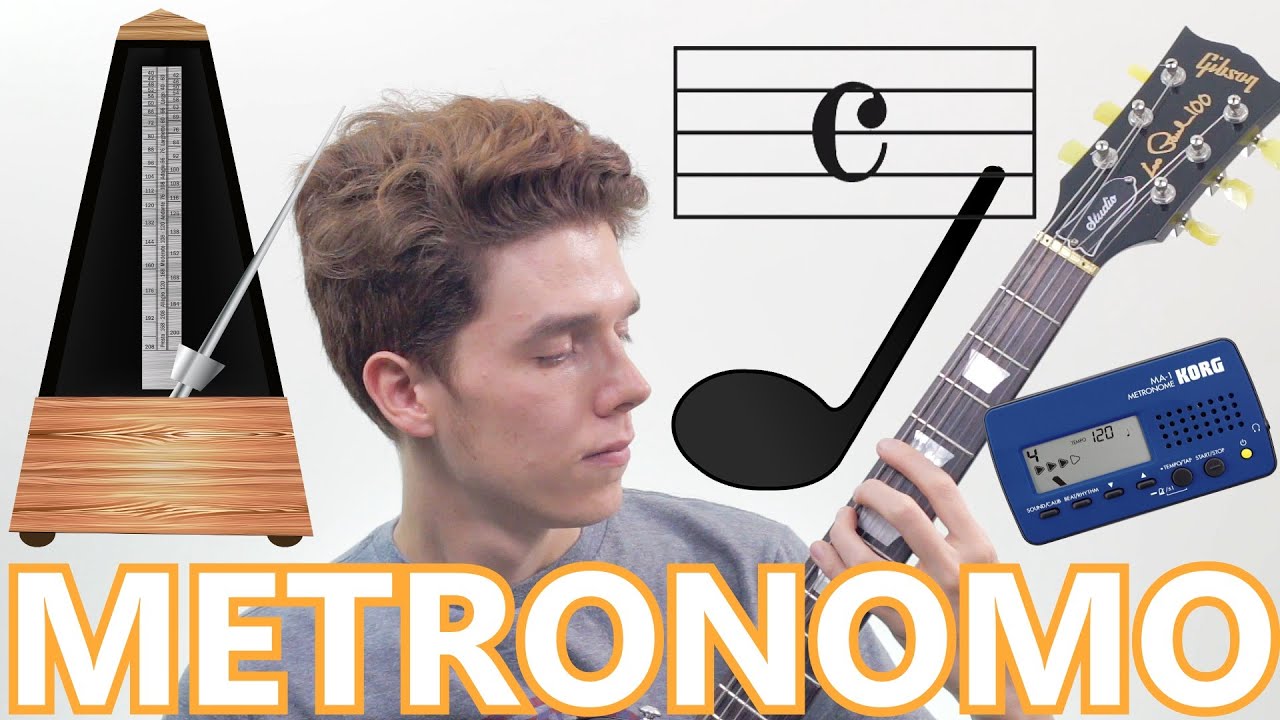 Practicando música cronómetro metrónomo