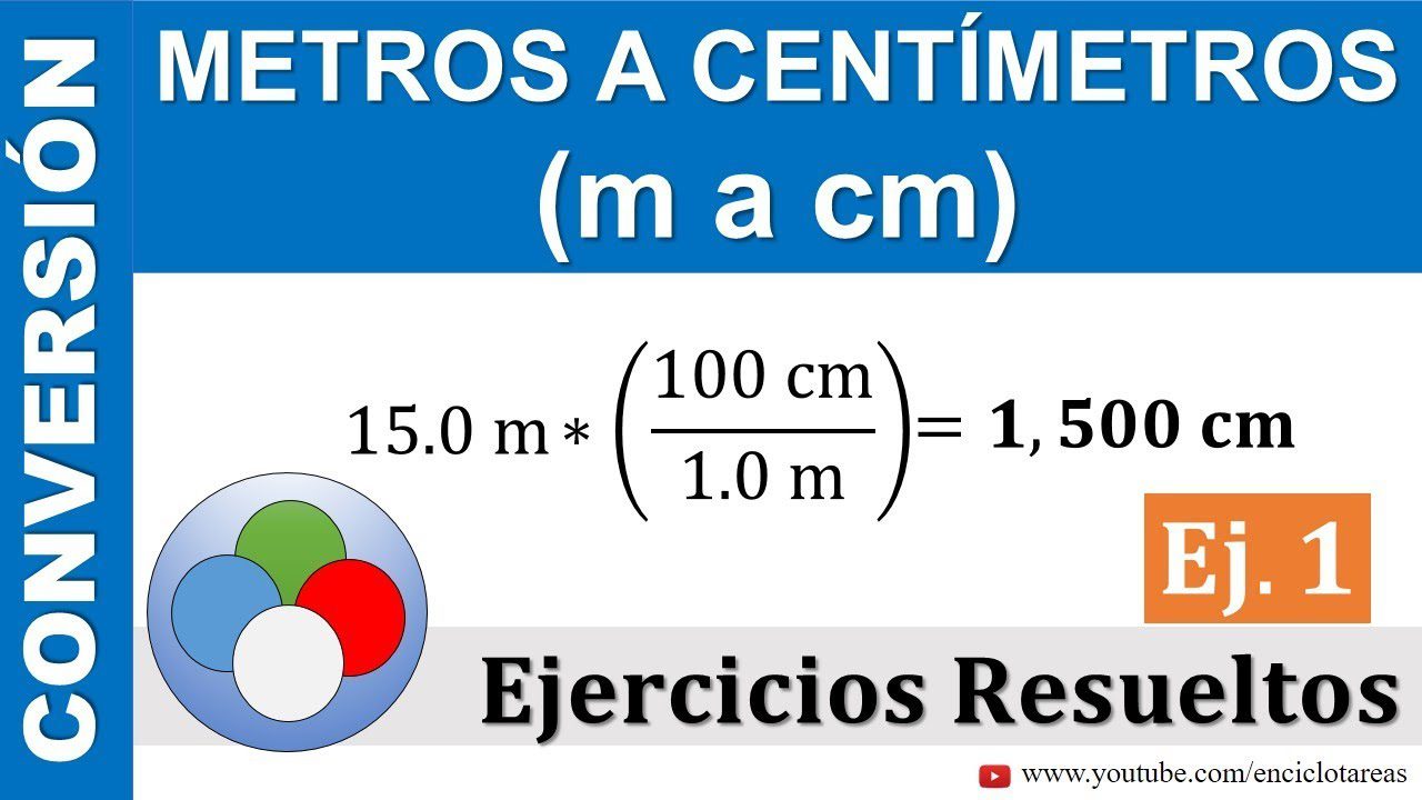 metro convertido a centímetros
