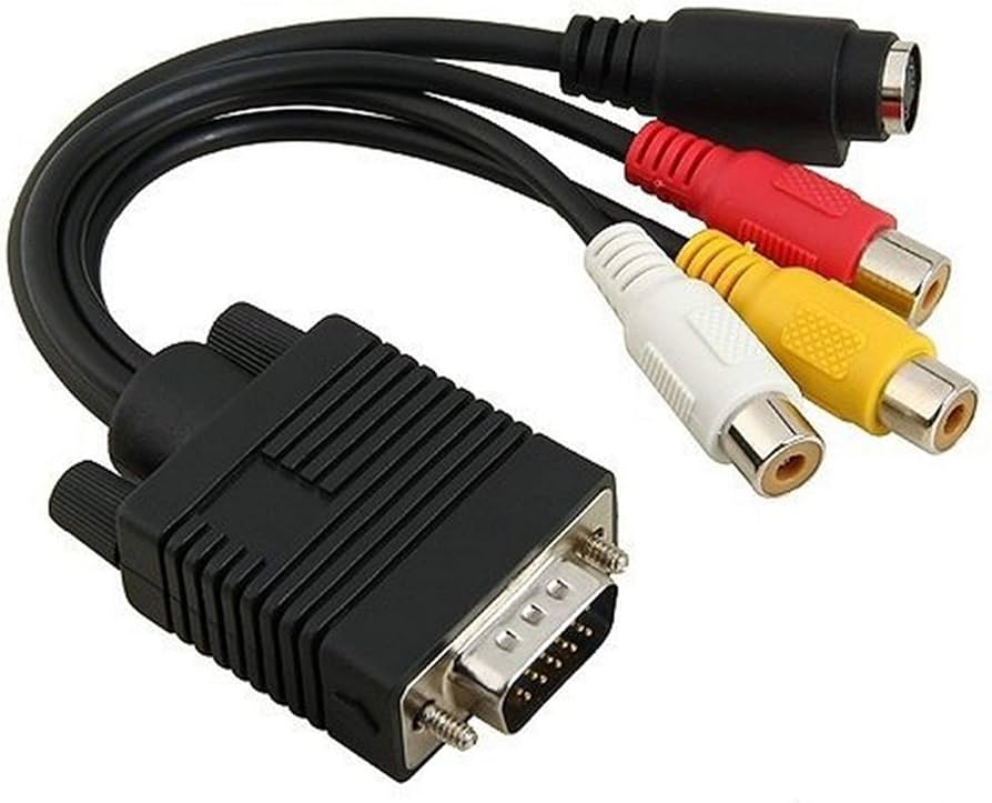Qué función cumple un cable VGA a RCA y cuándo usarlo 1 que funcion cumple un cable vga a rca y cuando usarlo