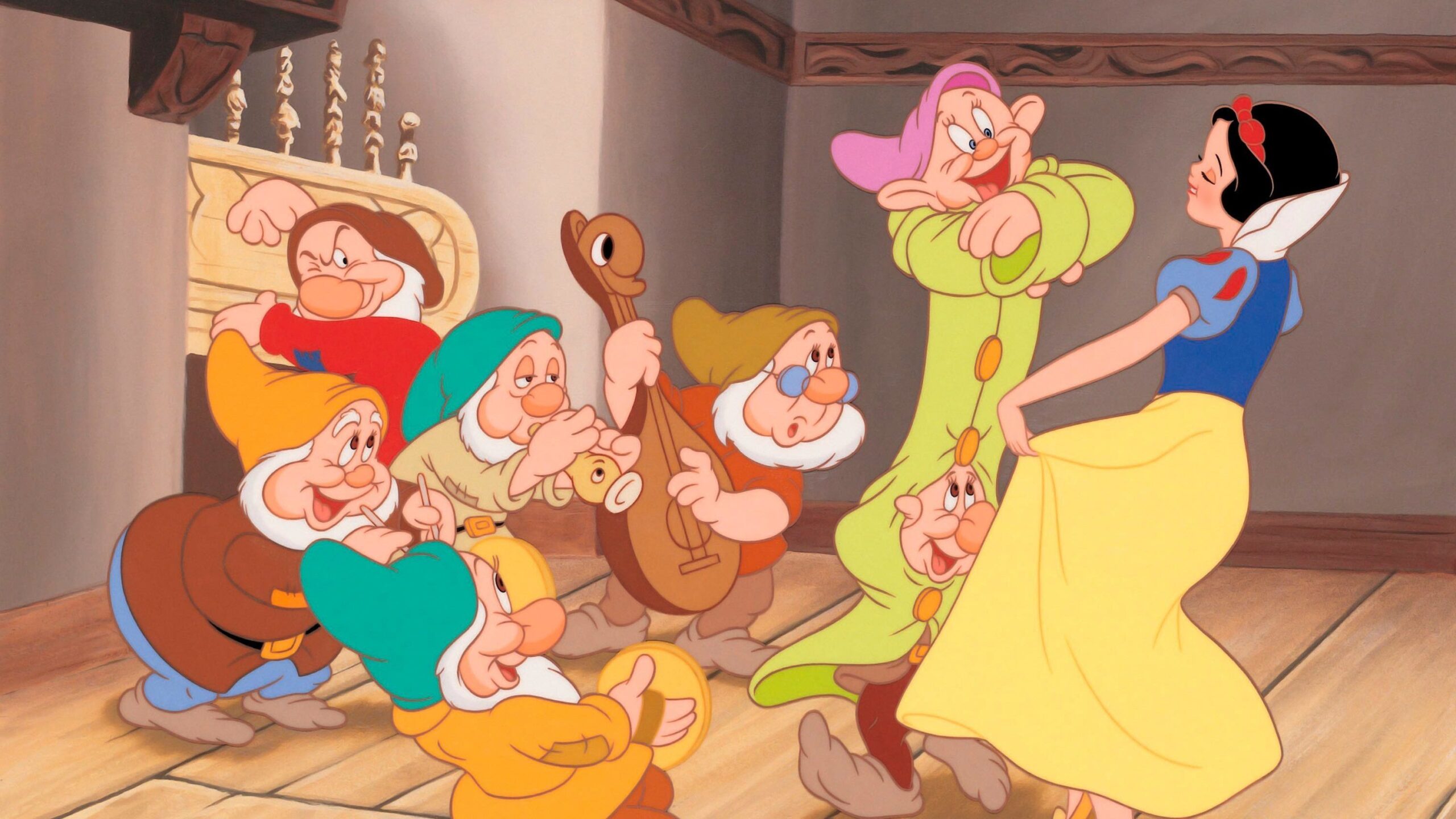 Enanitos Blancanieves ilustración
